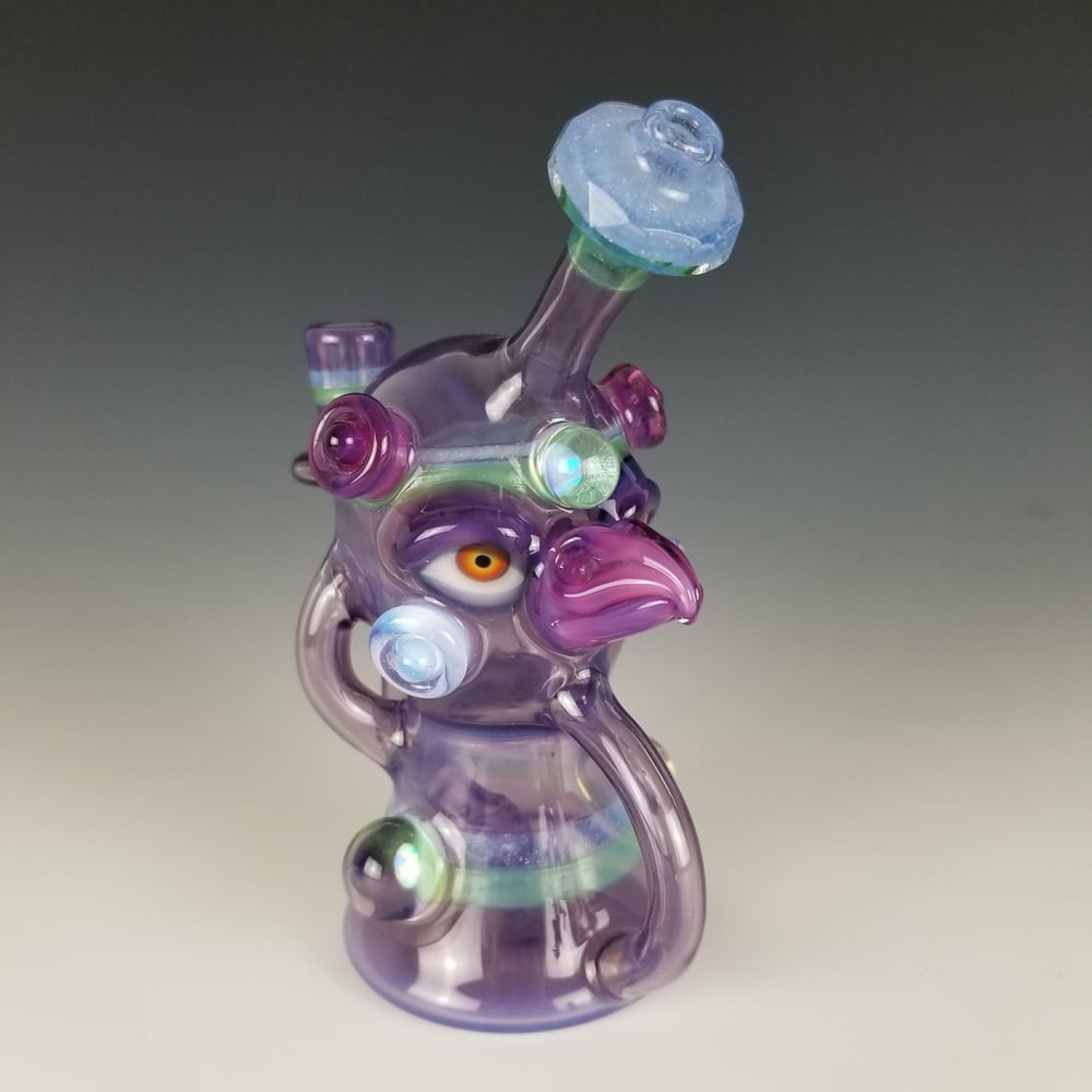 Image of Faceted Backspin Bird Recycler (Sold)