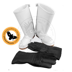Image of Biker Scout (White) / Shadow Scout (Black)  - Combo (Long Boots and Gloves) 