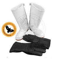 Image 3 of Biker Scout (White) / Shadow Scout (Black)  - Combo (Long Boots and Gloves) 