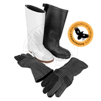 Image 1 of Biker Scout (White) / Shadow Scout (Black)  - Combo (Long Boots and Gloves) 