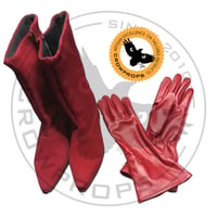 Image 1 of Royal Guard Combo (Suede Booties and Leather Gloves)