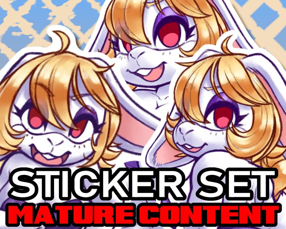 Bunnysuit Hariet - Vinyl Sticker Set