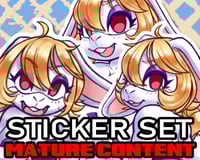 Image 1 of Bunnysuit Hariet - Vinyl Sticker Set