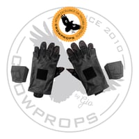 Image 3 of Boba Fett Gloves with Rubber Hand Plates (from Book of Boba Fett)