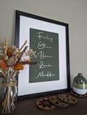 Framed Family Names