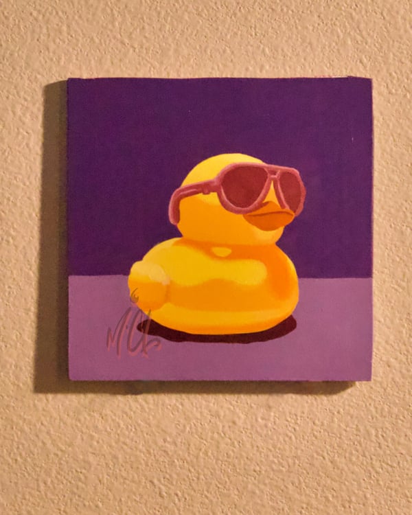 Image of Rubber Duck (Pink Glasses)