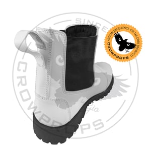 Image of Tanker Orca White Short Boots