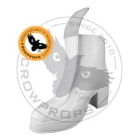 Image 4 of Female Armor Chunky Short Boots