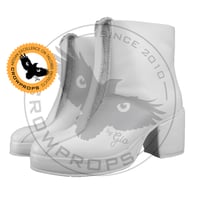 Image 1 of Female Armor Chunky Short Boots