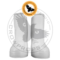 Image 2 of Female Armor Chunky Short Boots
