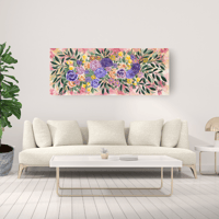 Image 1 of 'Tutti Frutti Florals' original acrylic on canvas
