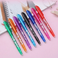 4Pcs Erasable Gel Pen 0.5mm Pens (Office / School Supplies)
