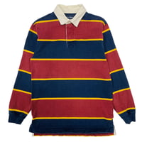 Image 1 of Vintage LL Bean Rugby Shirt - Red 