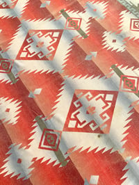 Image 4 of 50s NATIVE AMERICAN BEACON STYLE CAMP BLANKET (1)