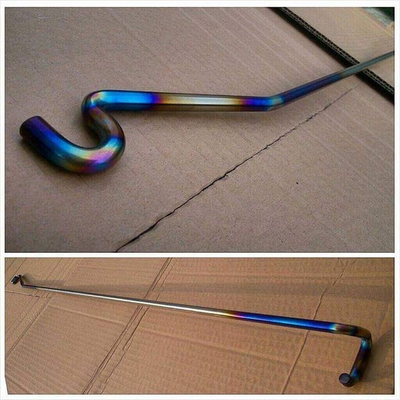 Image of AE86 Titanium Hood Prop Bar 