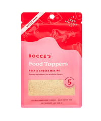 Bocce’s Beef &amp; Cheese Dog Food Topper