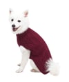 Blueberry Pet Wool-Blend Cable Knit Dog Sweater