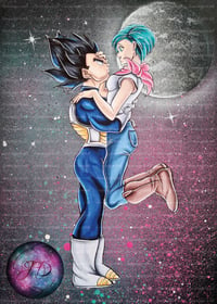 Bulma und Vegeta Poster 2