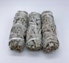 3X White Sage Smudge Sticks / Wands 4 - 5 " Negativity Removal