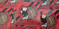 Image 2 of Pack of 25 7x7cm Crusaders Football/Ultras Stickers.