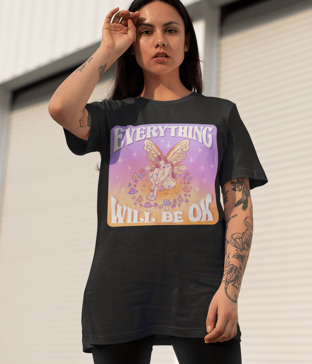 Image of EVERYTHING WILL BE OK FAIRY TEE