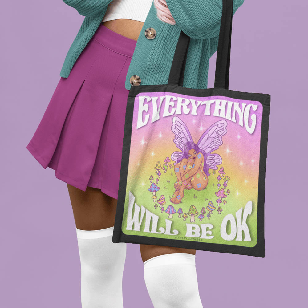 Image of EVERYTHING WILL BE OK FAIRY TOTE