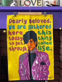 ‘The Purple One’ Teatowel