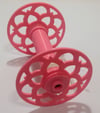 Electric Eel Wheel  6.0 -  Bobbins - 3D Printed - Pink