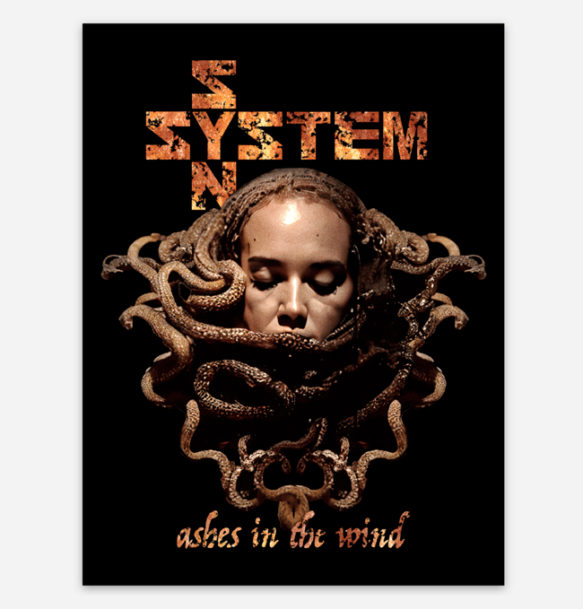 Ashes in the Wind vinyl sticker