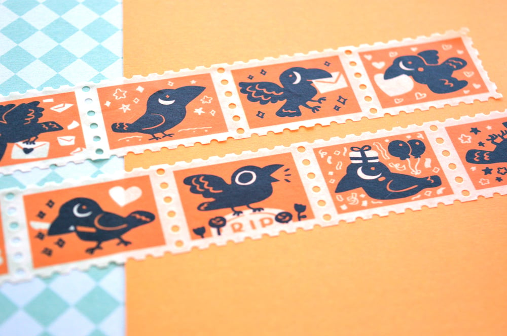 Image of Corvid Stamp Washi Tape