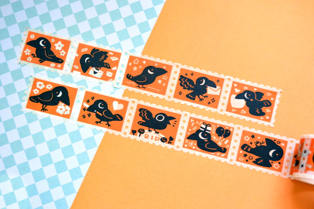 Image of Corvid Stamp Washi Tape