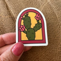 Image 2 of Cactus Arch Enamel Pin + Stickers