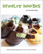 Image of Bradley Baby Booties - PDF sewing pattern