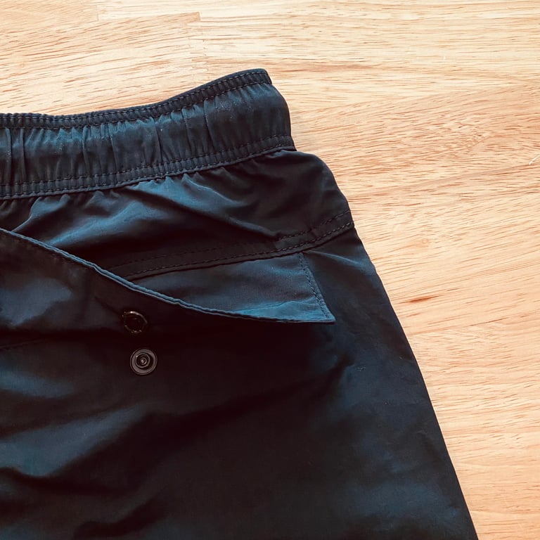 'By the River' Hiking Shorts - Black Image 2