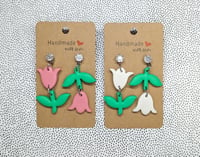 Cutesy Flower Clay Drop Earrings