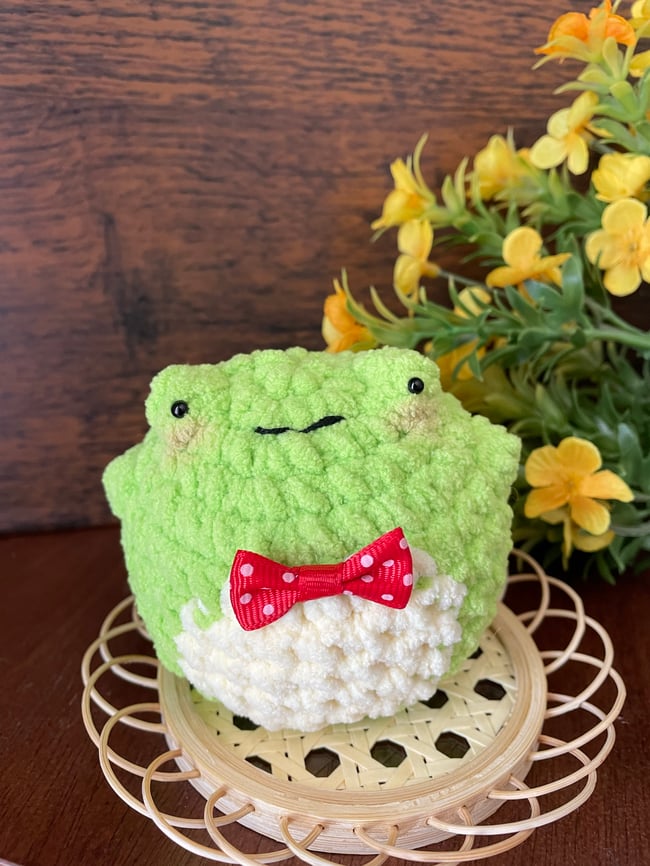 Custom Crochet Frog