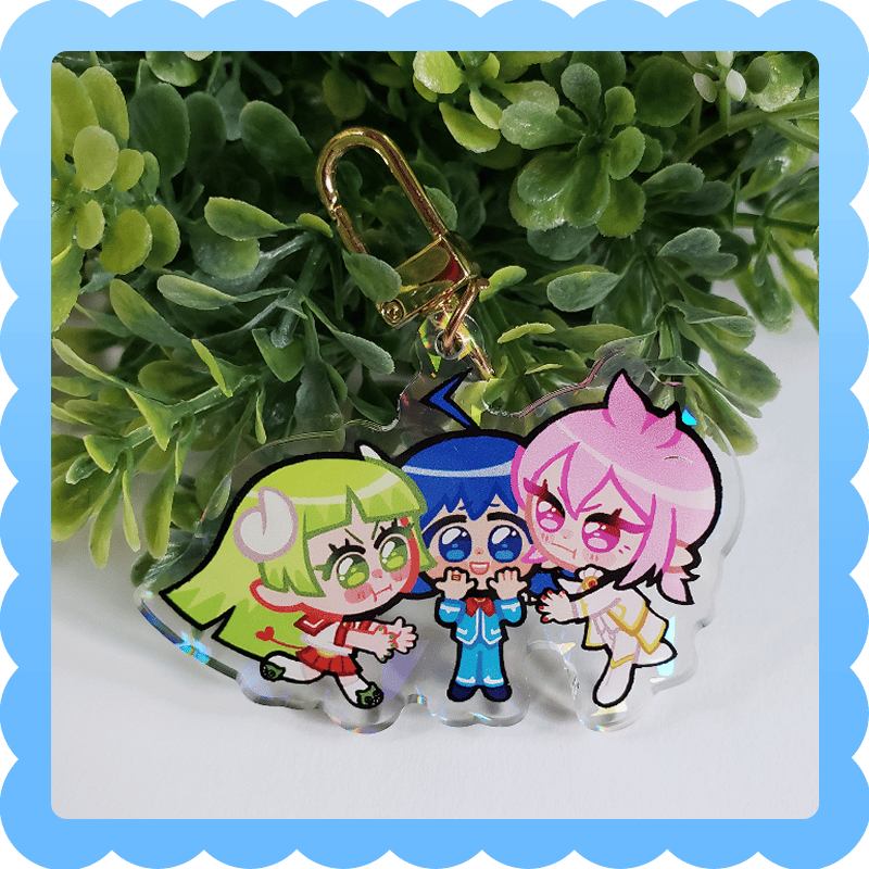 Image of wtdsik ❄️ holographic acrylic charm