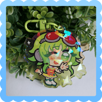 Image 1 of gumi ❄️ holographic acrylic charm