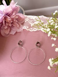 Image 2 of Simple Hoops (Silver)