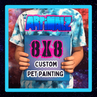 8x8 Custom Pet Painting 