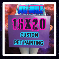 16x20 Custom Pet Painting