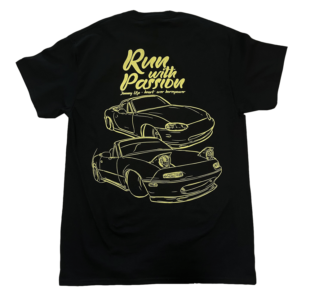 Image of NA NB Run with Passion Tee (Lrg/XL/2X/4X/5X)
