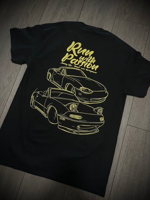 Image of NA NB Run with Passion Tee (Lrg/XL/2X/4X/5X)
