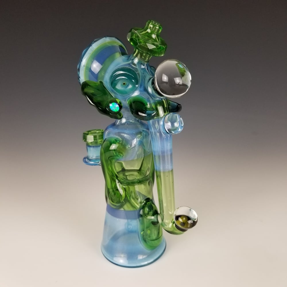 Image of Faceted Gill Perk Style Ganesh Recycler - Sold - Available for custom orders 