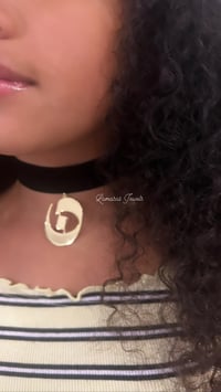 Initial Choker Necklace 