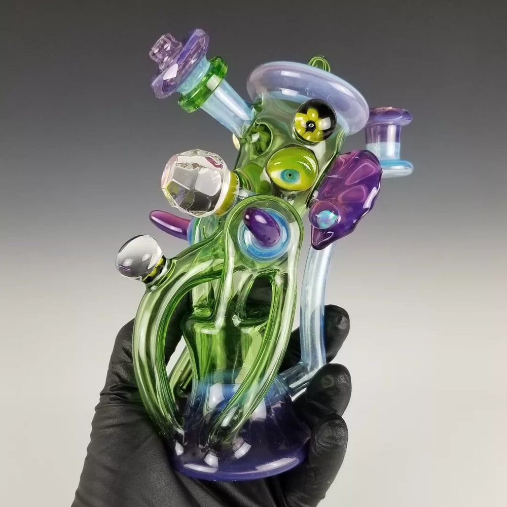 Image of Faceted Peyote Portal Ganesh Recycler - Sold - Available for custom orders 