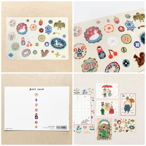 Image of Aiko Fukawa Foil Stamped Postcards