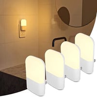 N&B NICE&BRAVO Night Light LED Auto Dusk to Dawn Sensor Light for Kitchen, Bedroom, Kids Room