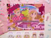 Image 2 of BARBIE BOOKMARKS + PRINT