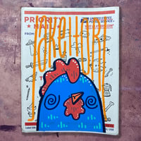 Image 1 of CHICKEN WITH A SIDE OF DOODLES (ORIGINAL DRAWING)